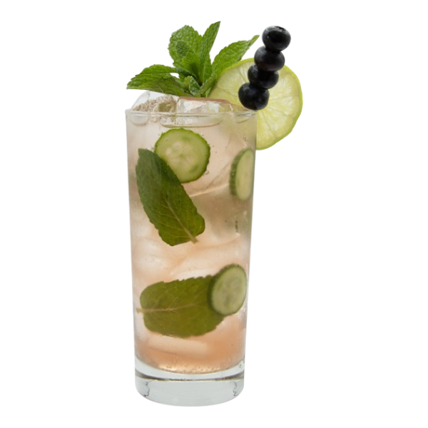 Blueberry Cucumber Faux-Jito