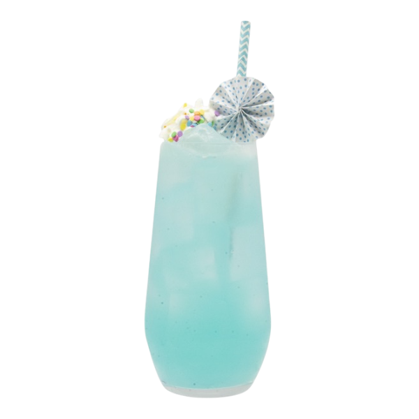 Limonade à la barbe à papa bleue