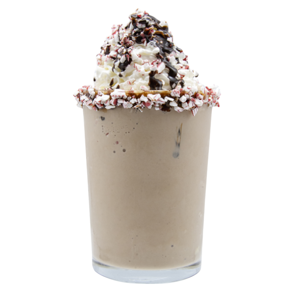 Milkshake moka à la menthe poivrée