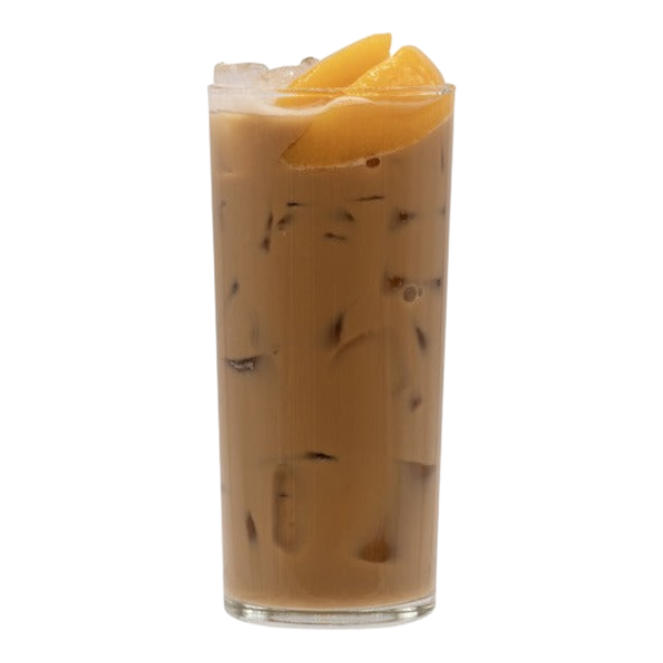 Espresso secoué à la pêche blanche