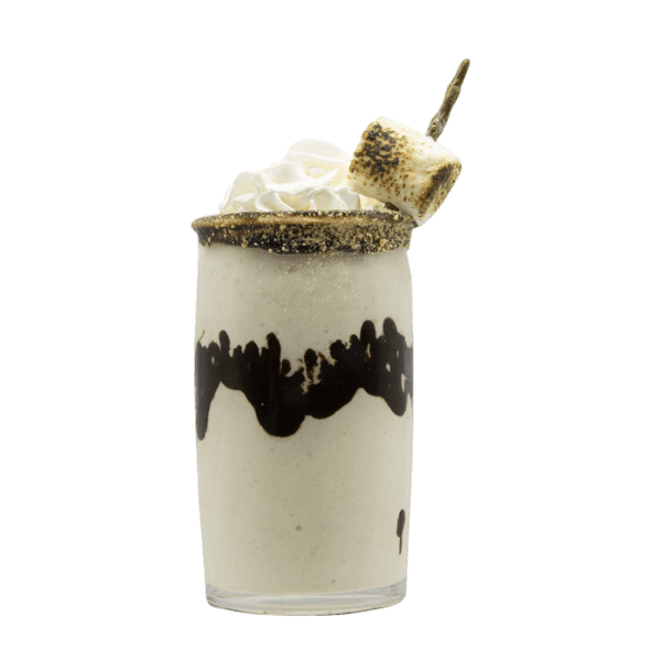 Boozy Campfire Smores Shake