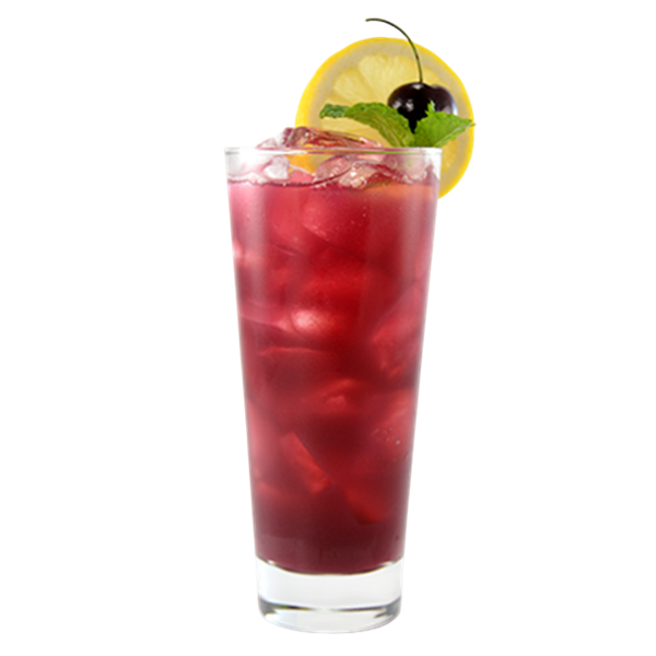Limonade aux pêches et aux baies