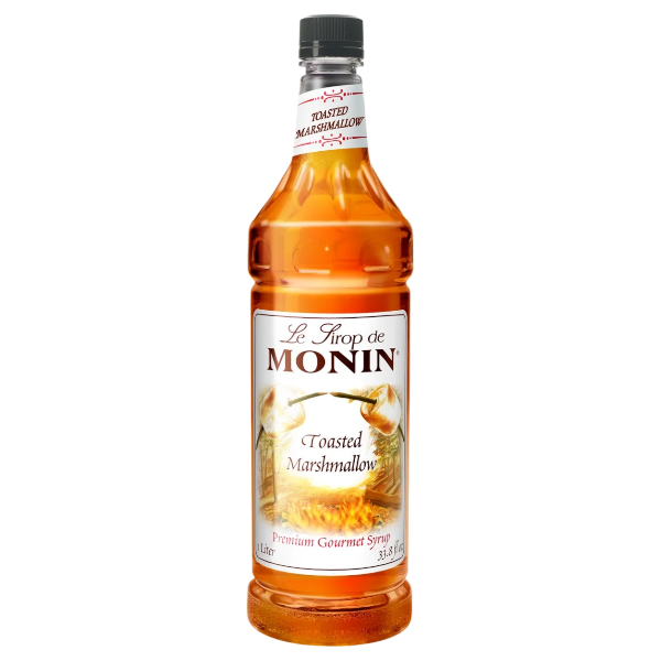 Guimauve grillée Sirop MONIN, caisse de 4x1L