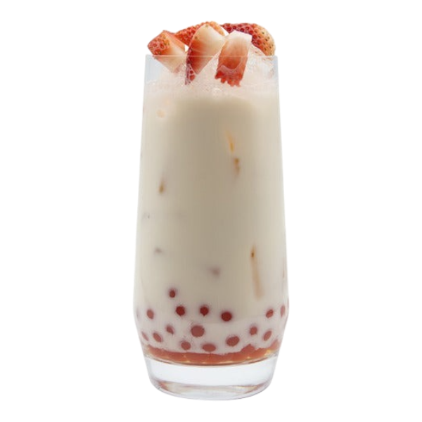Peach Berry Boba Tea