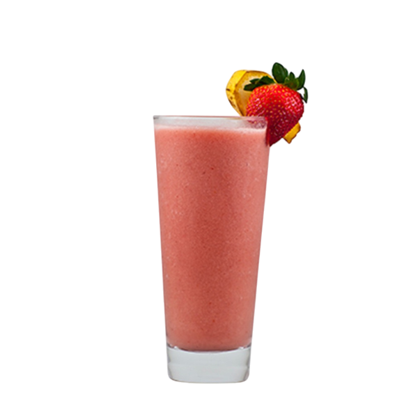 Smoothie fraise-banane mûre