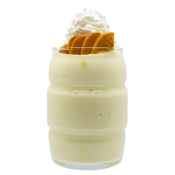 Milkshake au beurre de pomme et au curcuma