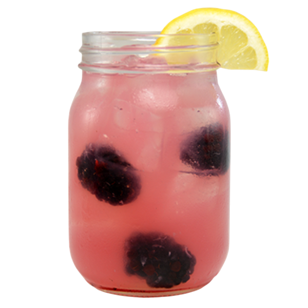 Délicieuse limonade au blackberry cobbler