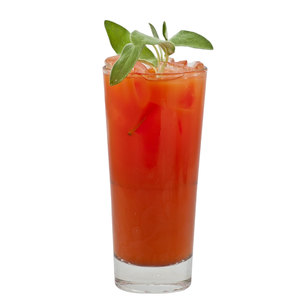 Jus de pêche, carotte et papaye