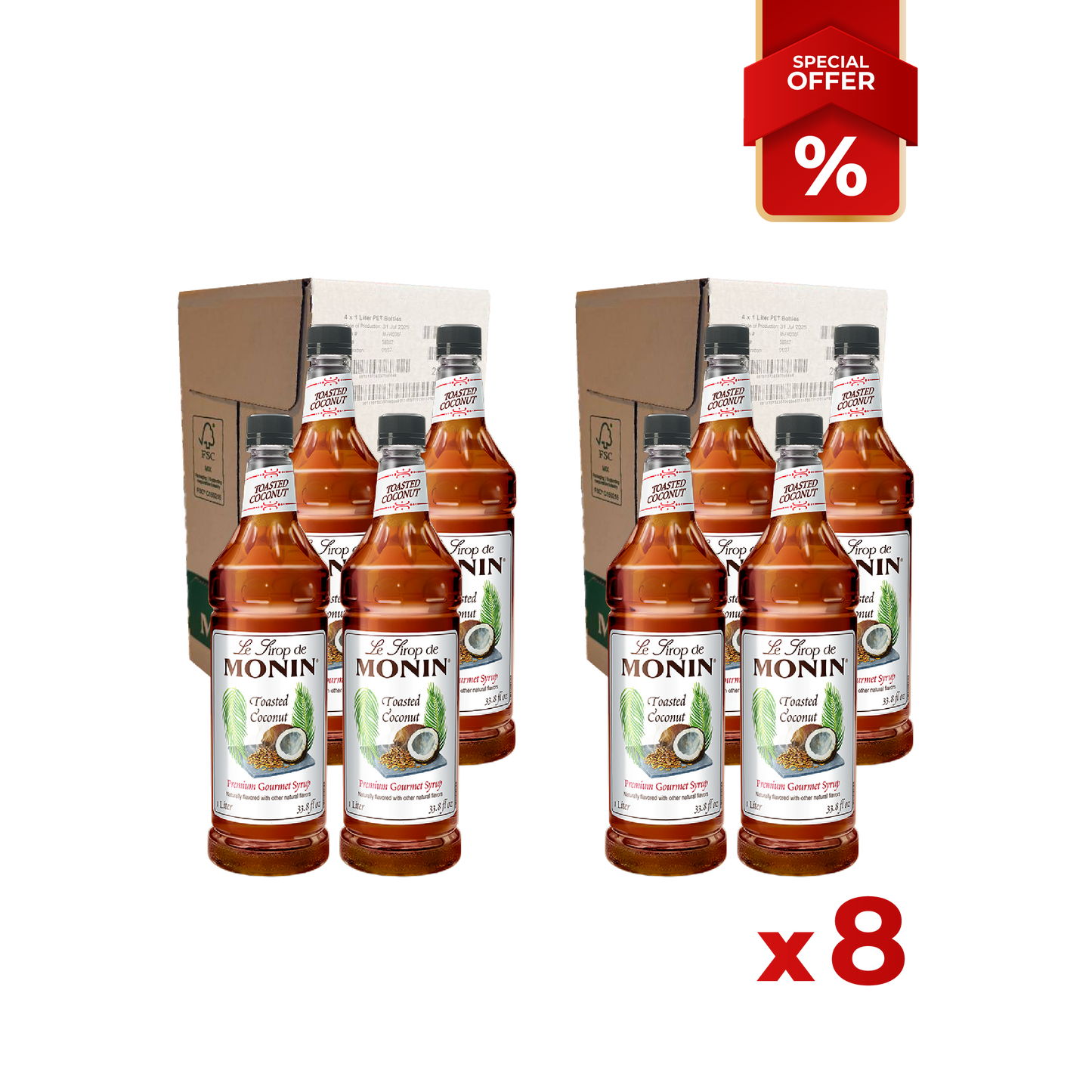 Coconut Toasted Syrup MONIN, 1L