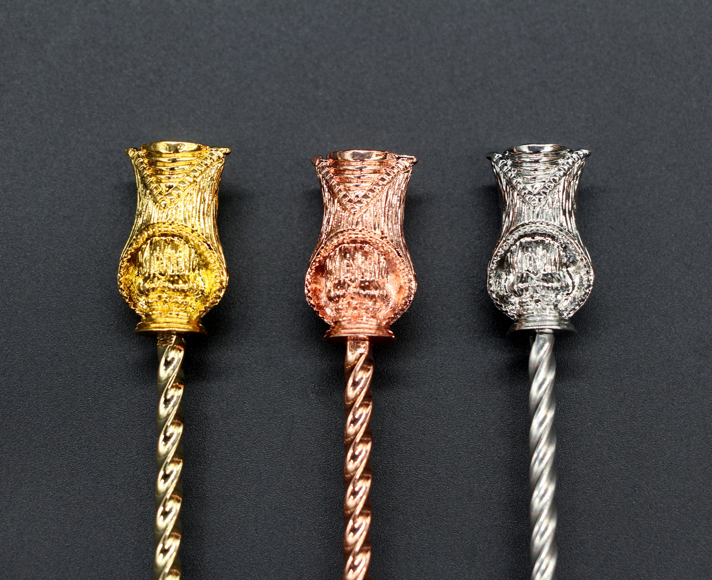Cuillère à cocktail Tiki Kane 330 mm - Acier inoxydable