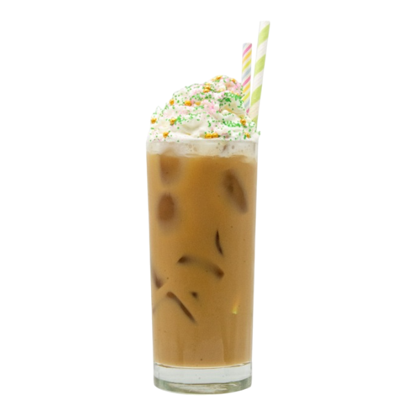 Latte glacé au cupcake irlandais