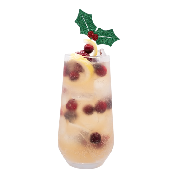 Sparkler aux canneberges Holly Jolly