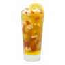 Thé aux perles à la gelée dorée