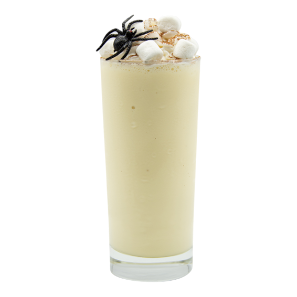 Milkshake à la guimauve dorée et à la morsure d'araignée