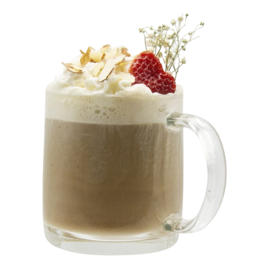 Strawberry Rose Almond Latte