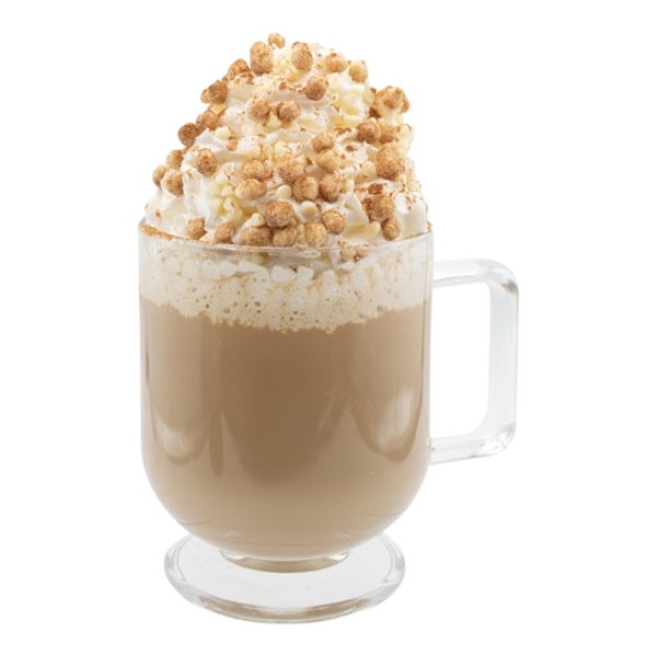 Moka blanc à la cannelle