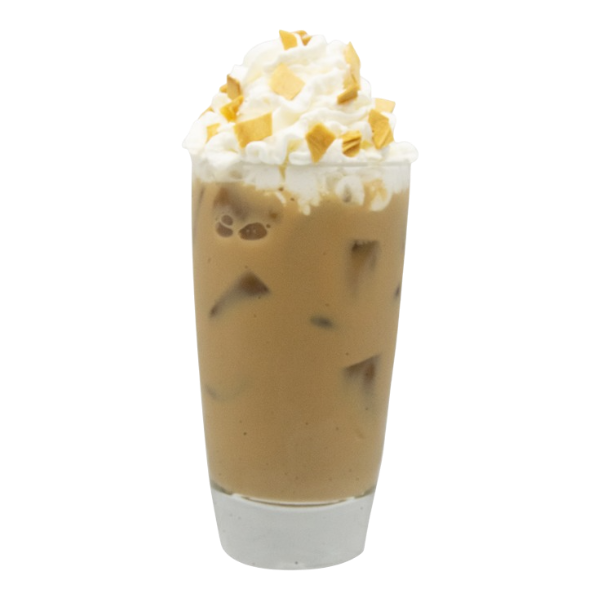 Latte glacé à la mangue épicée et à la vanille