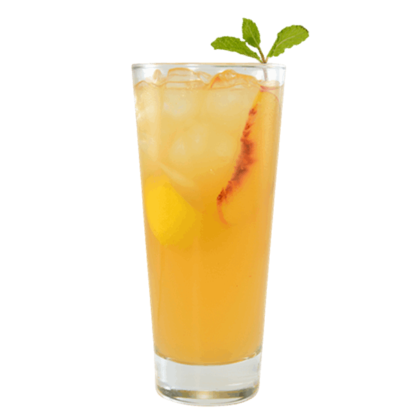 Bourbon Peach Fizz