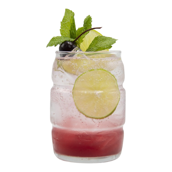 Soda cerise-citron vert
