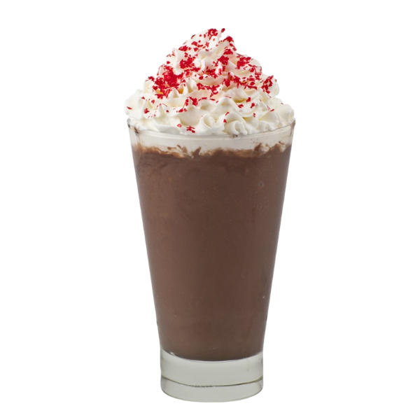 Milkshake au chocolat et à la menthe poivrée
