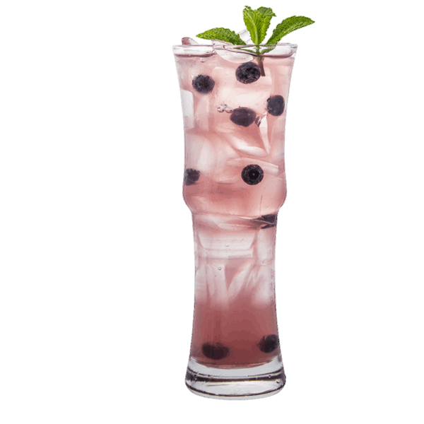 Blueberry Cucumber Collins