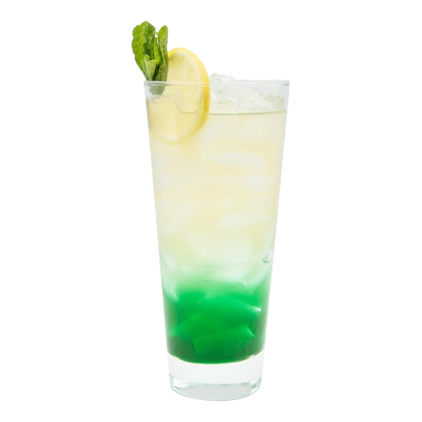 Limonade pétillante à la menthe verte