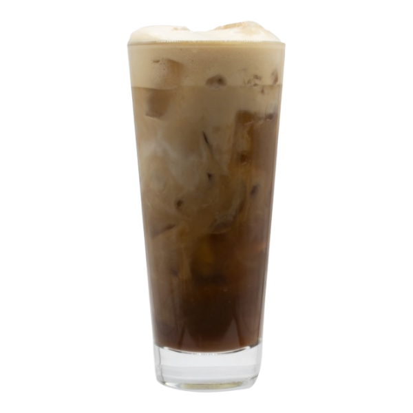 Latte glacé au sucre brun et à la cannelle