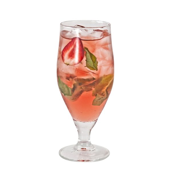 Spritzer à la fraise et à la menthe