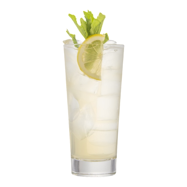 Soda pétillant à la pêche