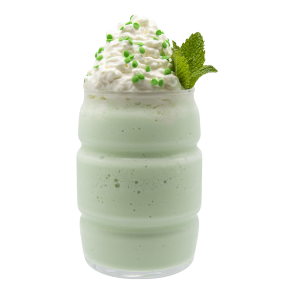 Milkshake à la pistache et à la menthe irlandaise