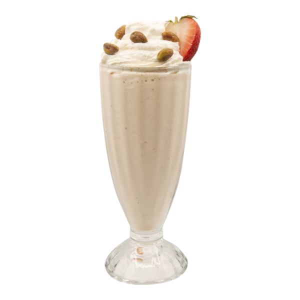 Milkshake fraise pistache
