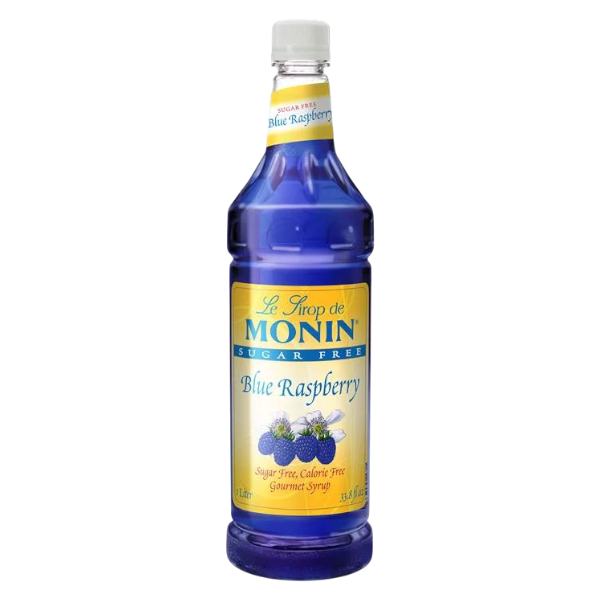 Blue Raspberry Syrup Sugar Free MONIN, 1L
