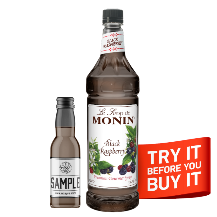 Black Raspberry Syrup MONIN, 1L