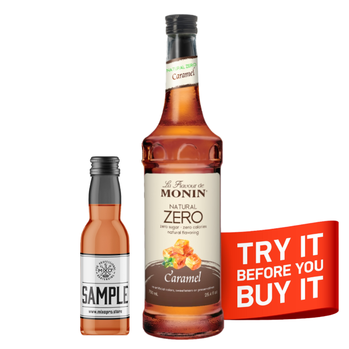 Sirop de caramel zéro calorie MONIN, 1L