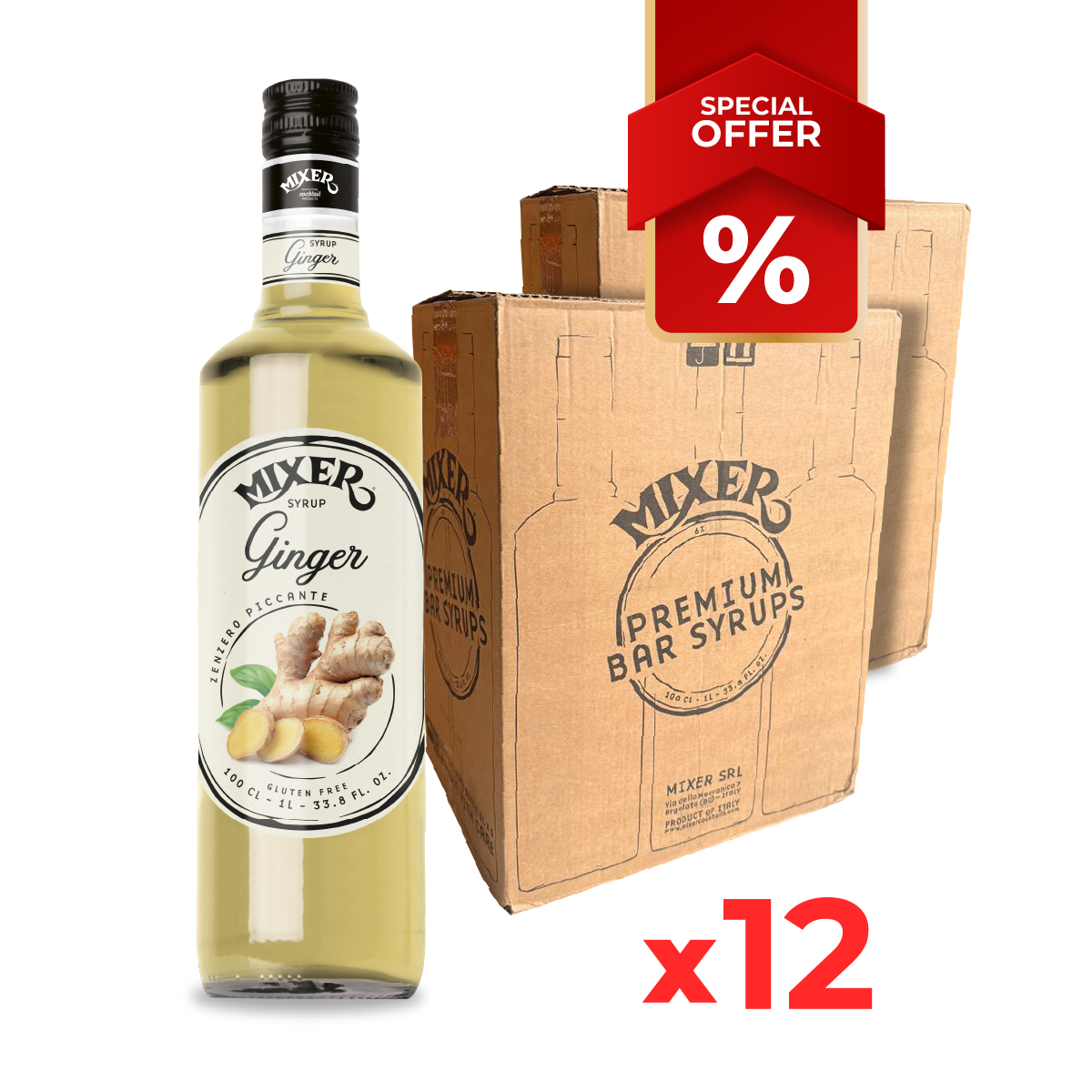 Ginger Syrup MIXER, 1L