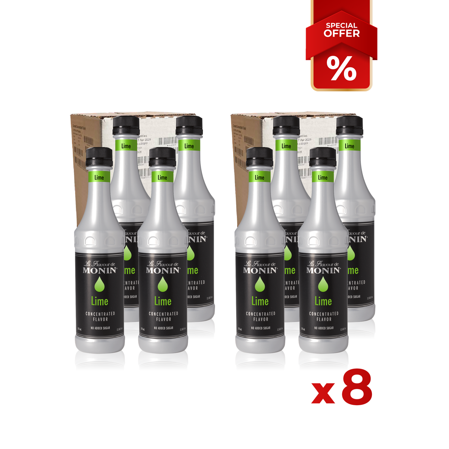 Lime Flavor Concentrated MONIN, 375 ml