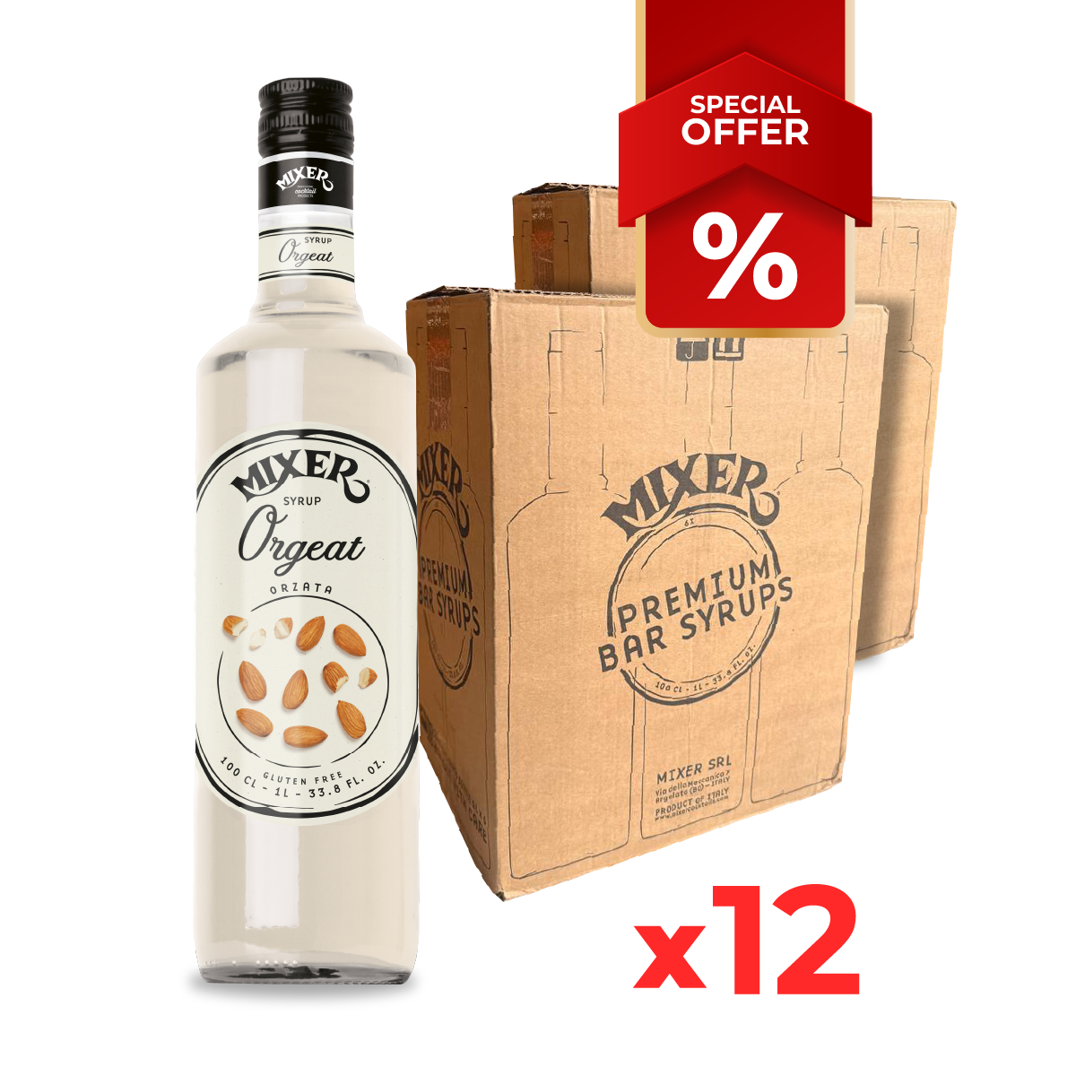 Sirops d'orgeat MIXER, 1L