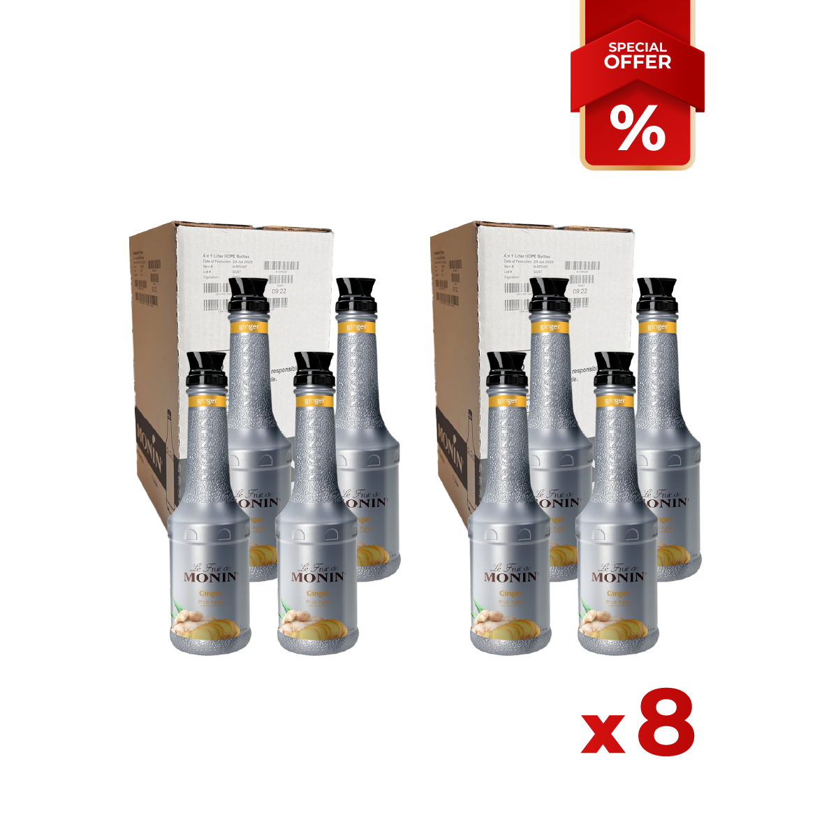Ginger Fruit Syrup Puree MONIN, 1L B2B