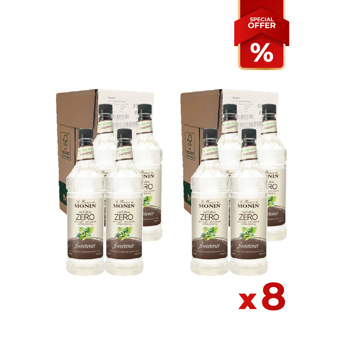 Sweetener Syrup Zero Calorie MONIN, 1L