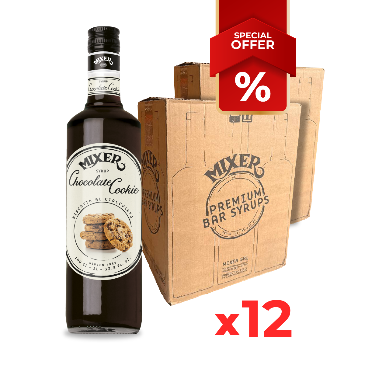 Chocolate Cookie Syrup MIXER, 1L