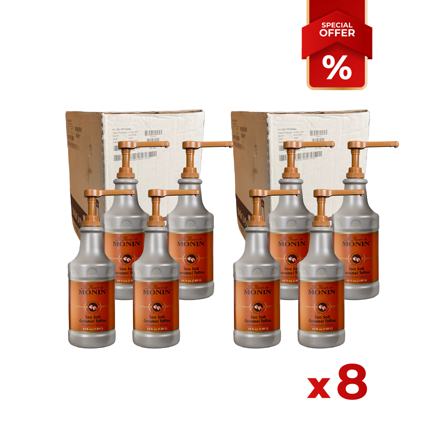 Sauce Topping Dulce de Leche MONIN, 64oz/1,89L