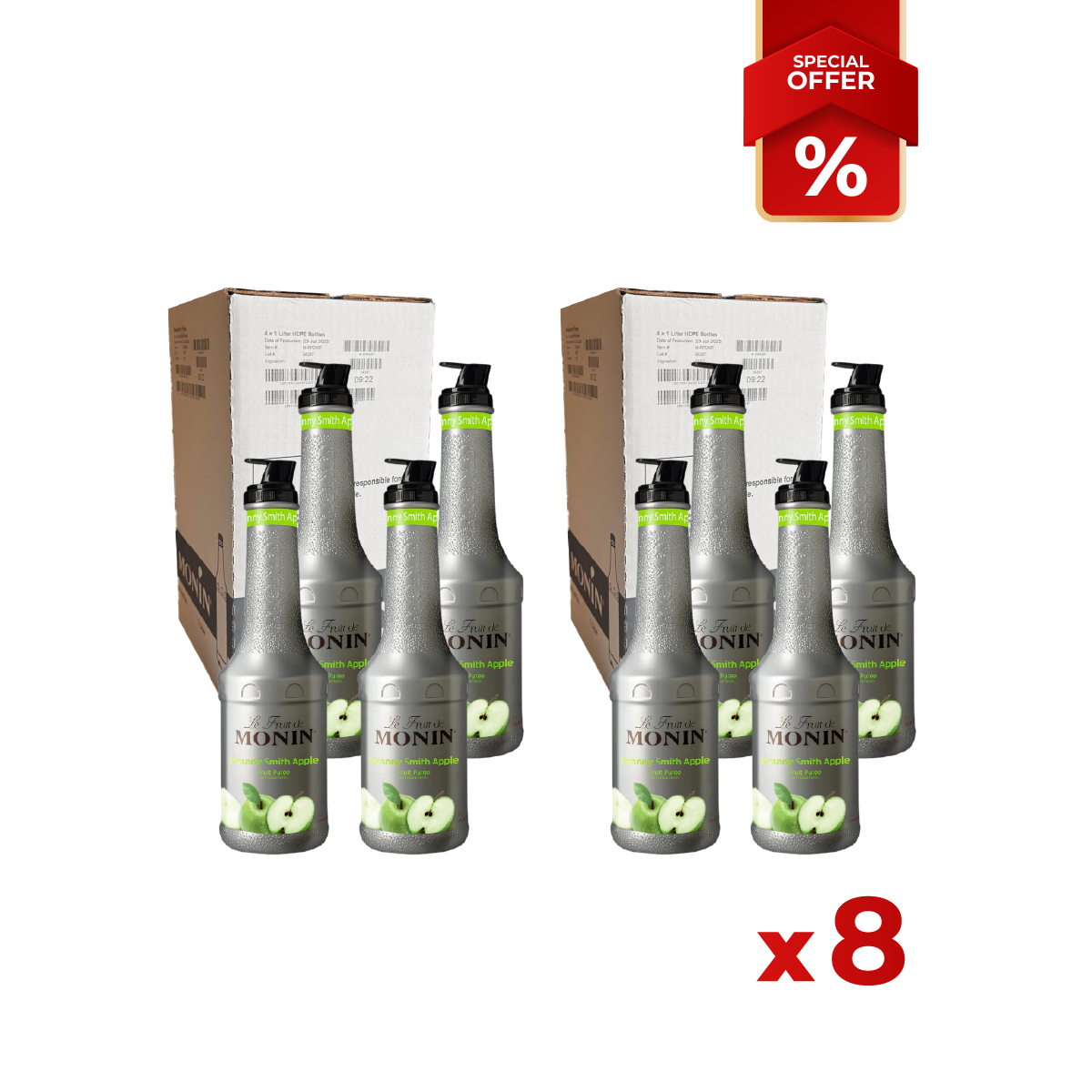 Granny Smith Apple Puree MONIN 1L