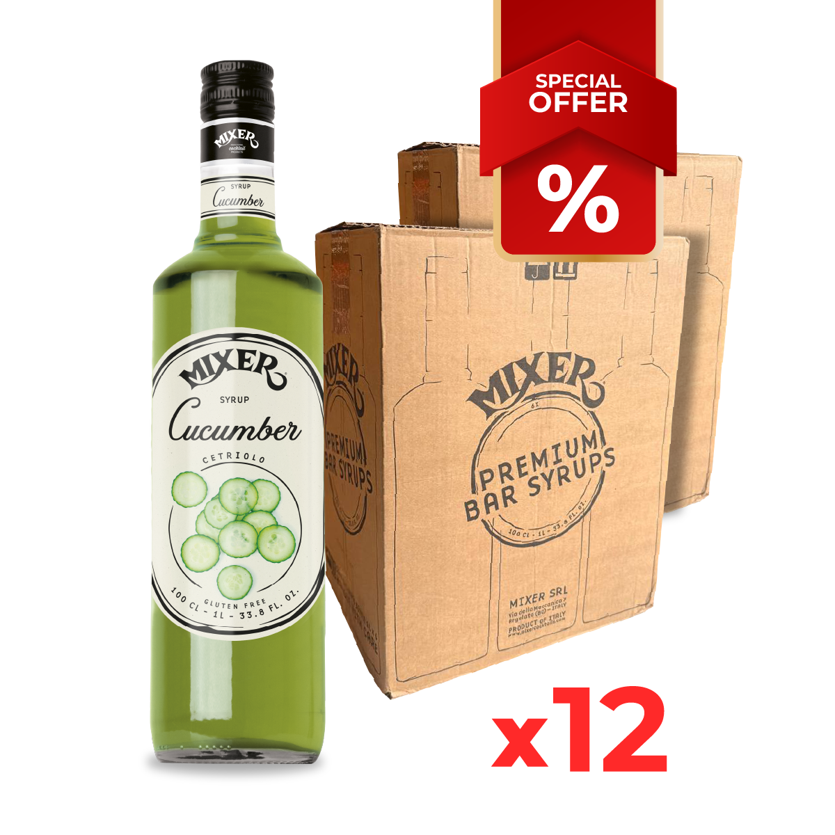 Cucumber Syrup MIXER, 1L