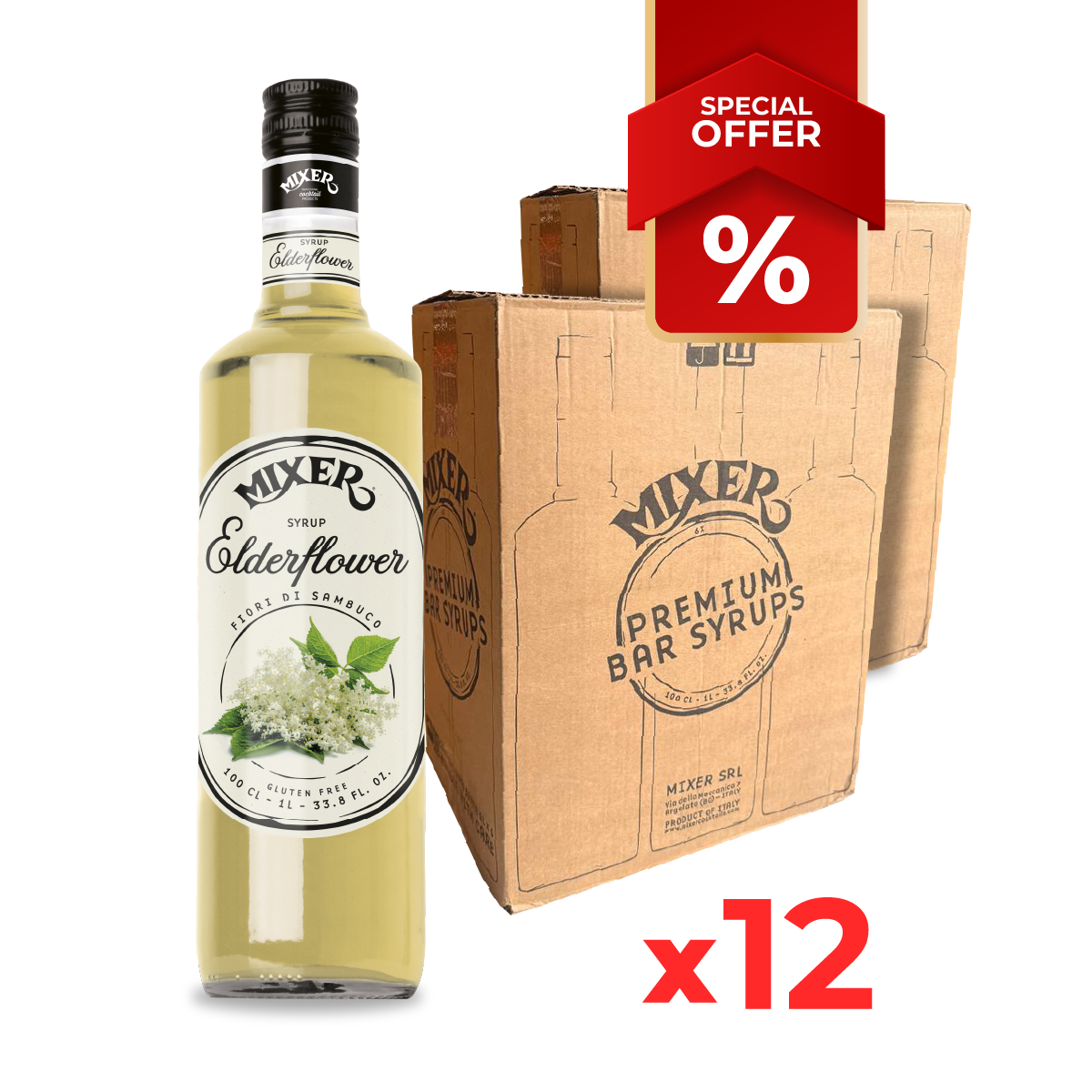 Elderflower Syrup MIXER, 1L