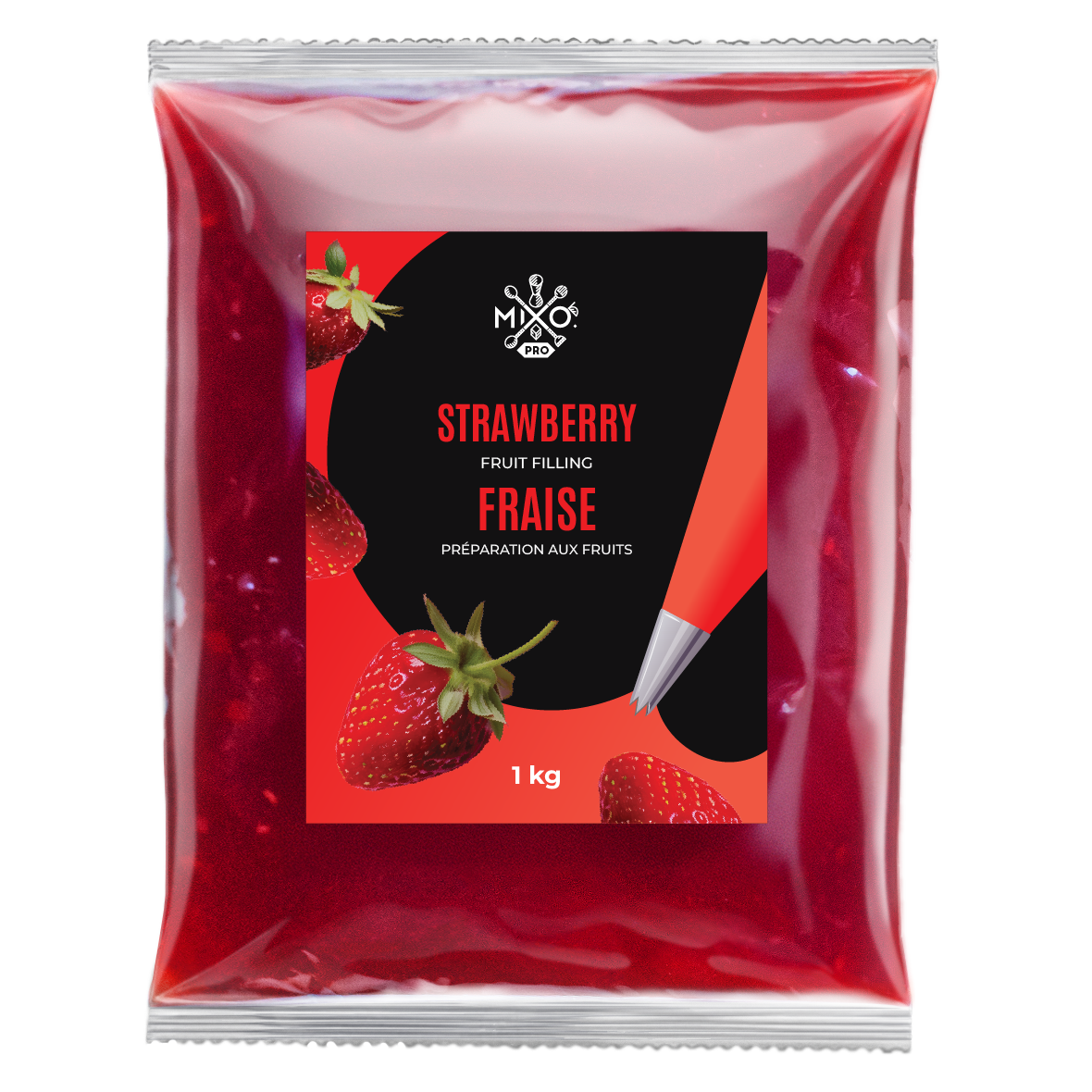 Strawberry Fruit Filling MIXO.pro, 1 kg