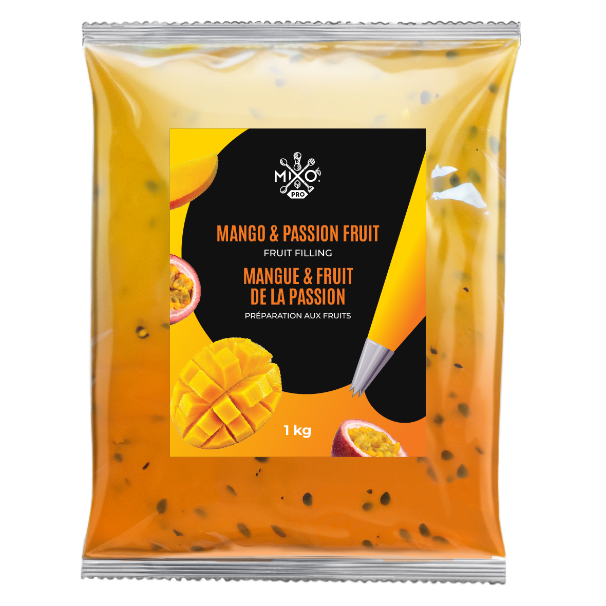 Mango&Passion Fruit Filling MIXO.pro, 1 kg