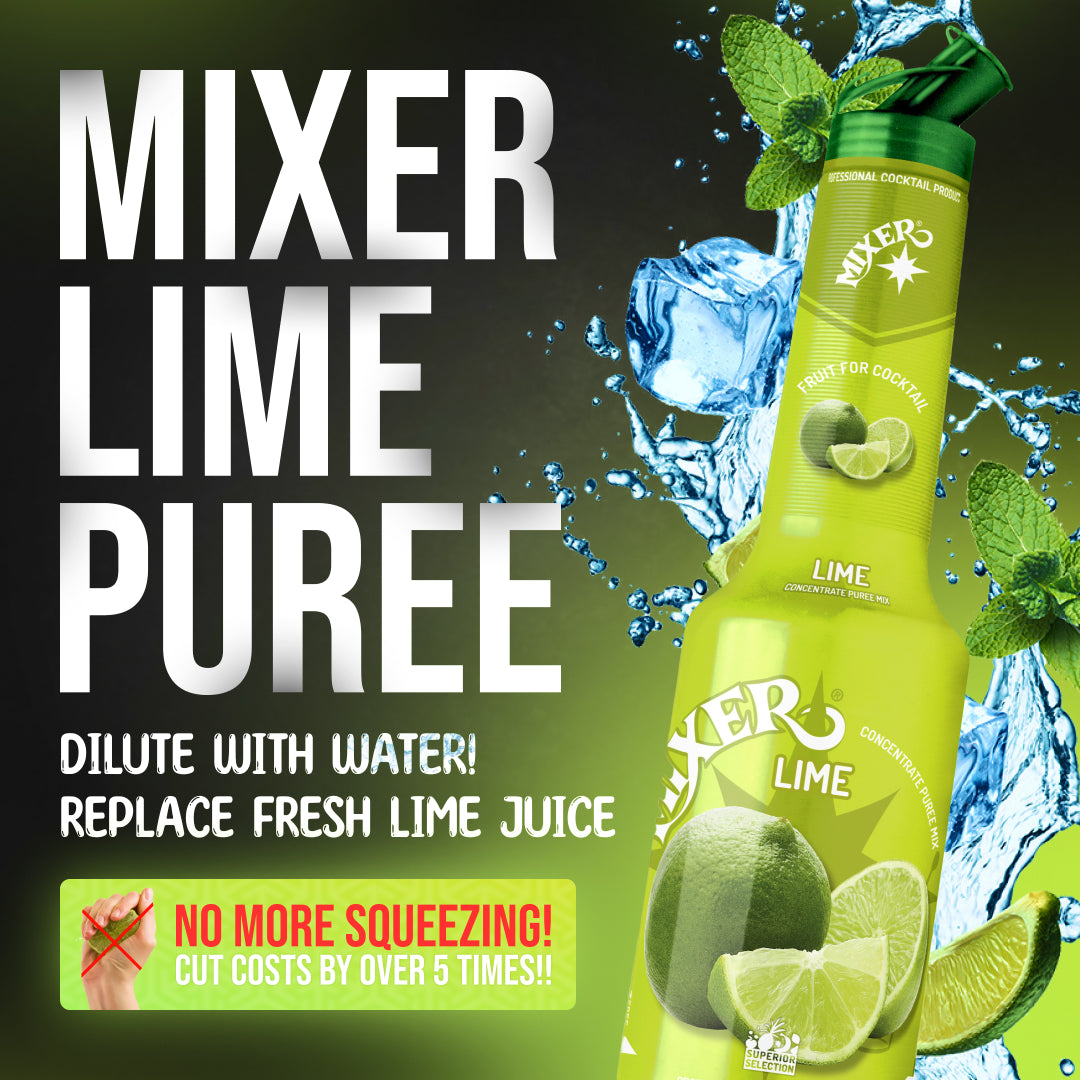 Lime Fruit Syrup Puree MIXER, 1L