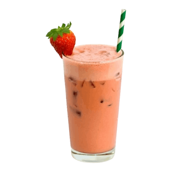 Iced Strawberry Vanilla Latte