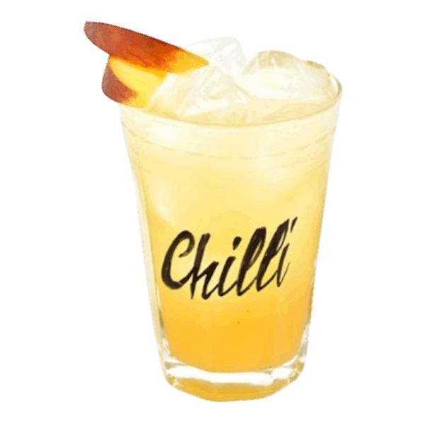 Chilly peach soda