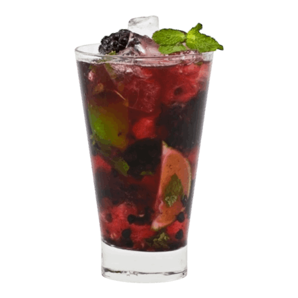 Wild Blackberry Whiskey Smash